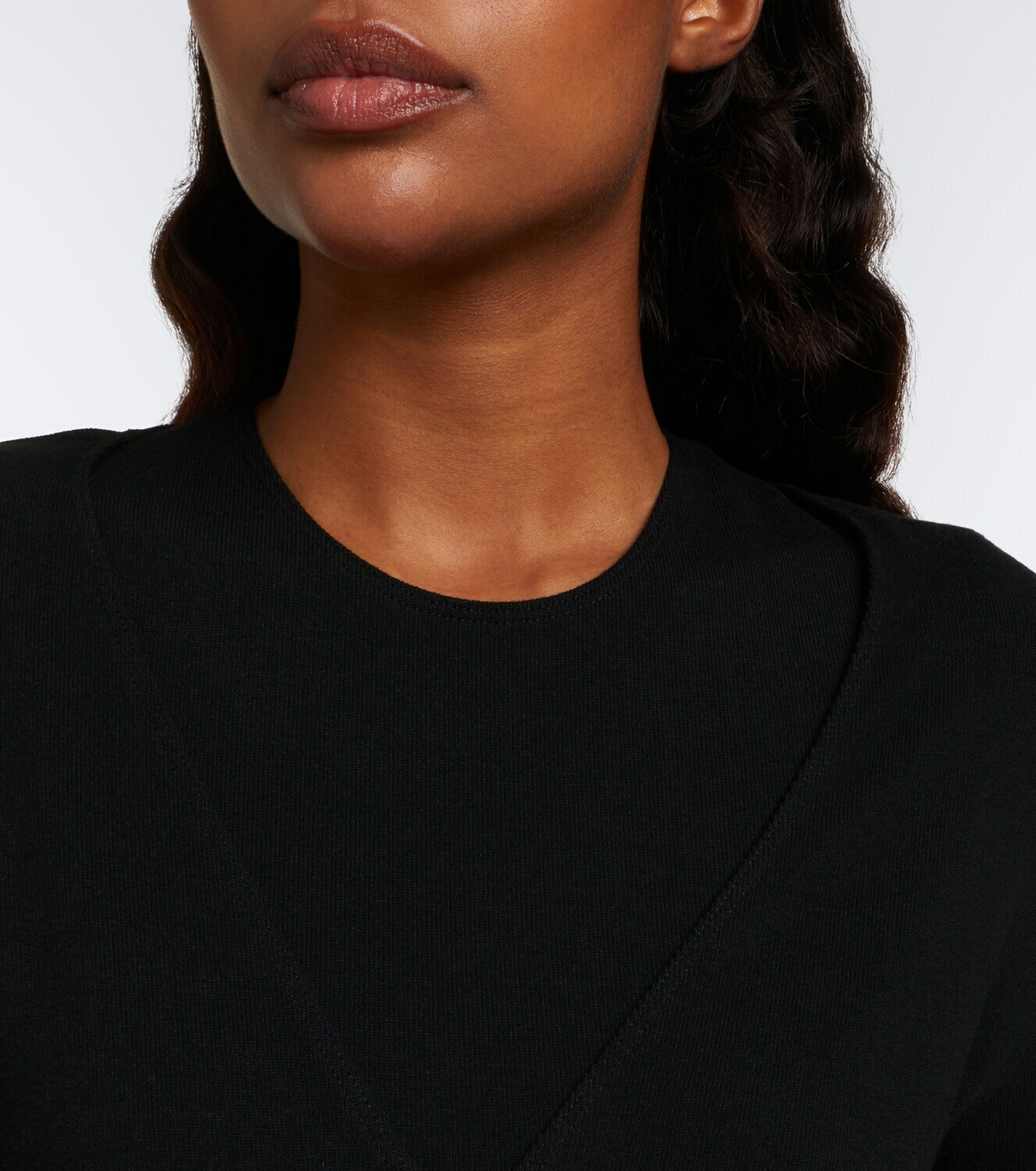 Leset Lauren jersey wrap top