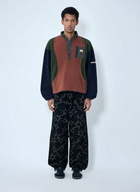 Brain Dead Fleece Pullover With Button Placket