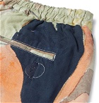 Folk - Goss Brothers Printed Linen and Cotton-Blend Drawstring Shorts - Multi