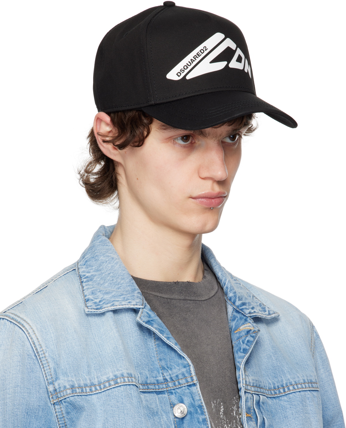 Dsquared2 Black Icon New Generation Baseball Cap