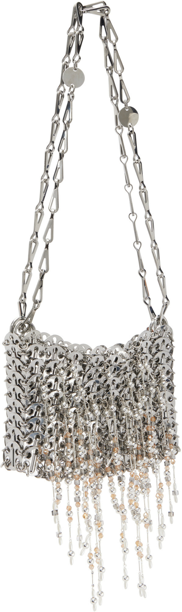 Rabanne Silver 1969 Nano Bag