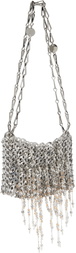 Rabanne Silver 1969 Nano Bag