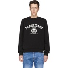 Dolce and Gabbana Black Heritage Sweatshirt