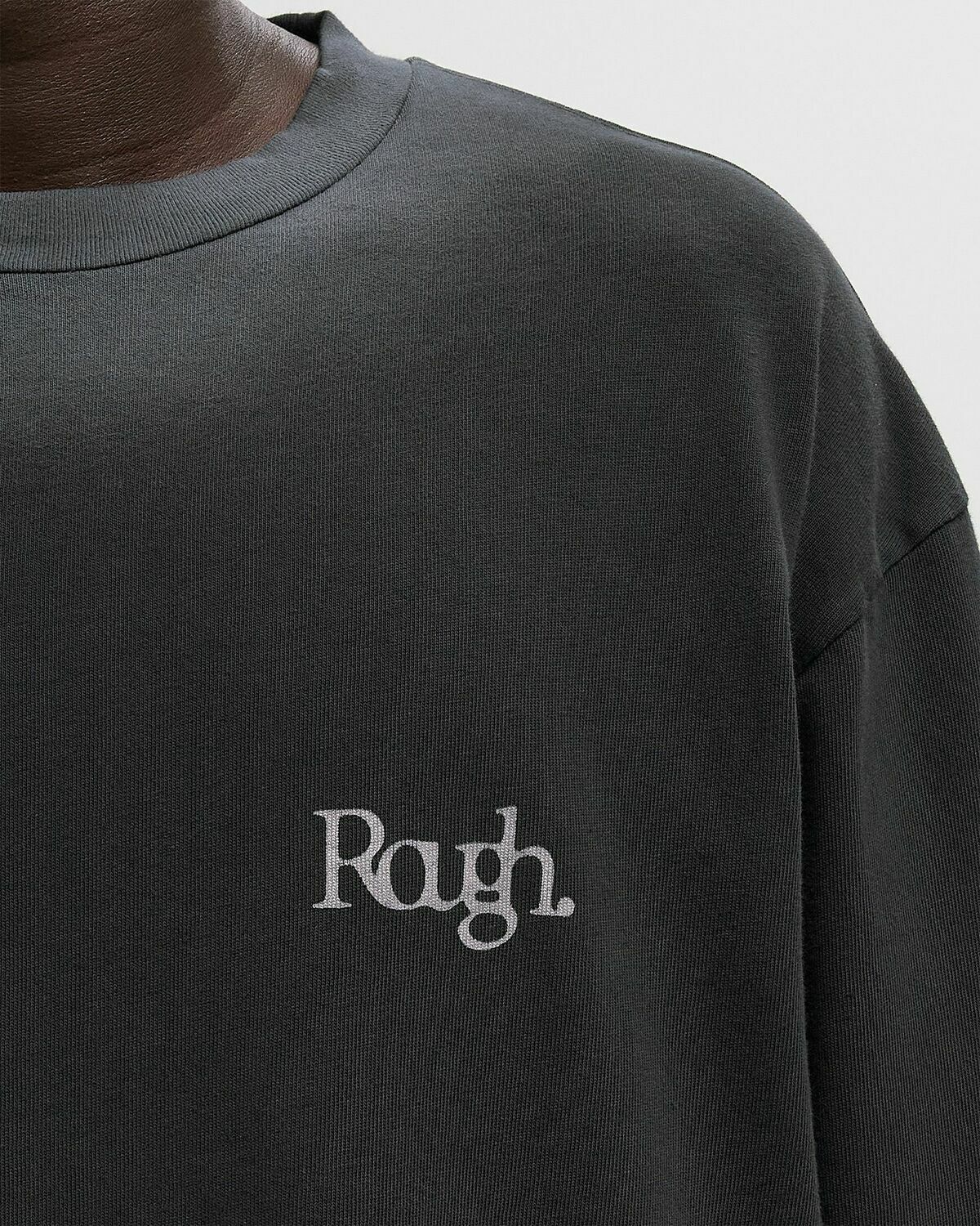 Rough. ANTHOS LONGSLEEVE Black Mens Longsleefe