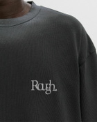 Rough. ANTHOS LONGSLEEVE Black Mens Longsleefe