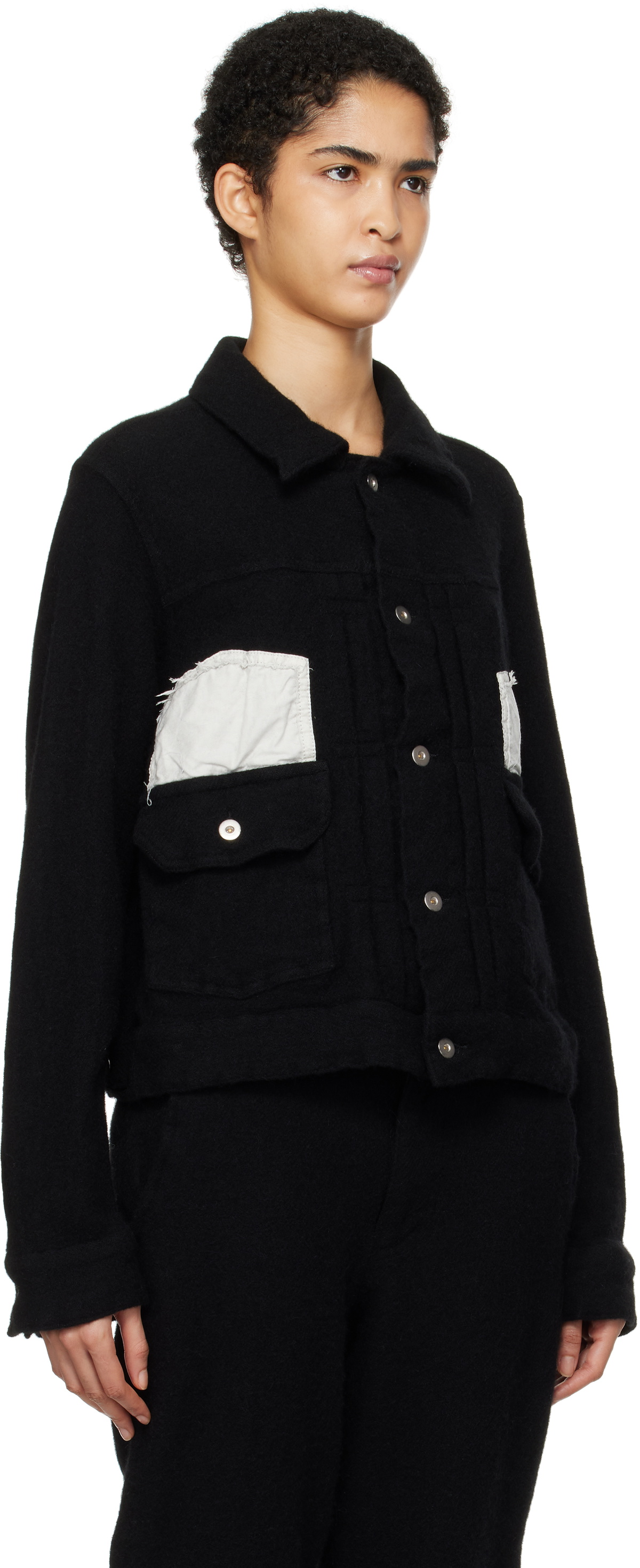 Black Comme des Garçons Black Tweed Jacket