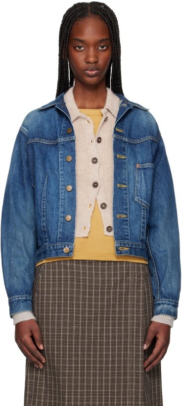 Photo: NEEDLES Blue Darts Denim Jacket