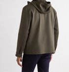 Loro Piana - Holburn Rain System Stretch-Wool Hooded Jacket - Green