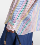 Etro Oversized striped cotton shirt