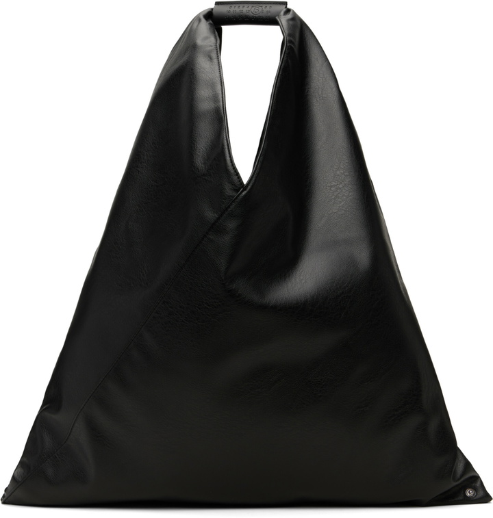 Photo: MM6 Maison Margiela Black Classic Triangle Tote