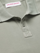 ORLEBAR BROWN - Jarrett Garment-Dyed Cotton-Piqué Polo Shirt - Green