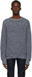 rag & bone Navy Cashmere Pierce Sweater