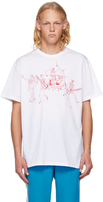 Photo: Alexander McQueen White Graphic T-Shirt