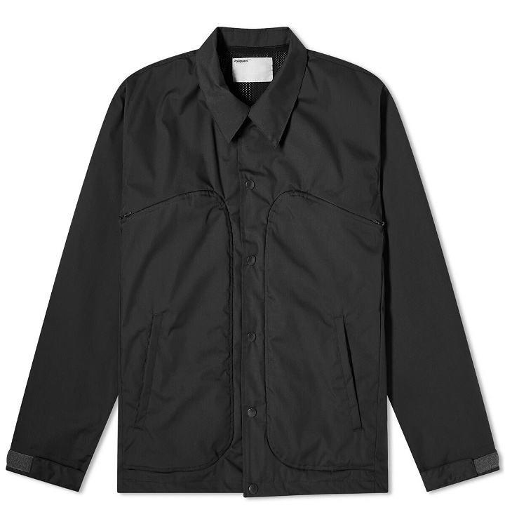 Photo: Poliquant Men's Duality Collared Jacket in Black