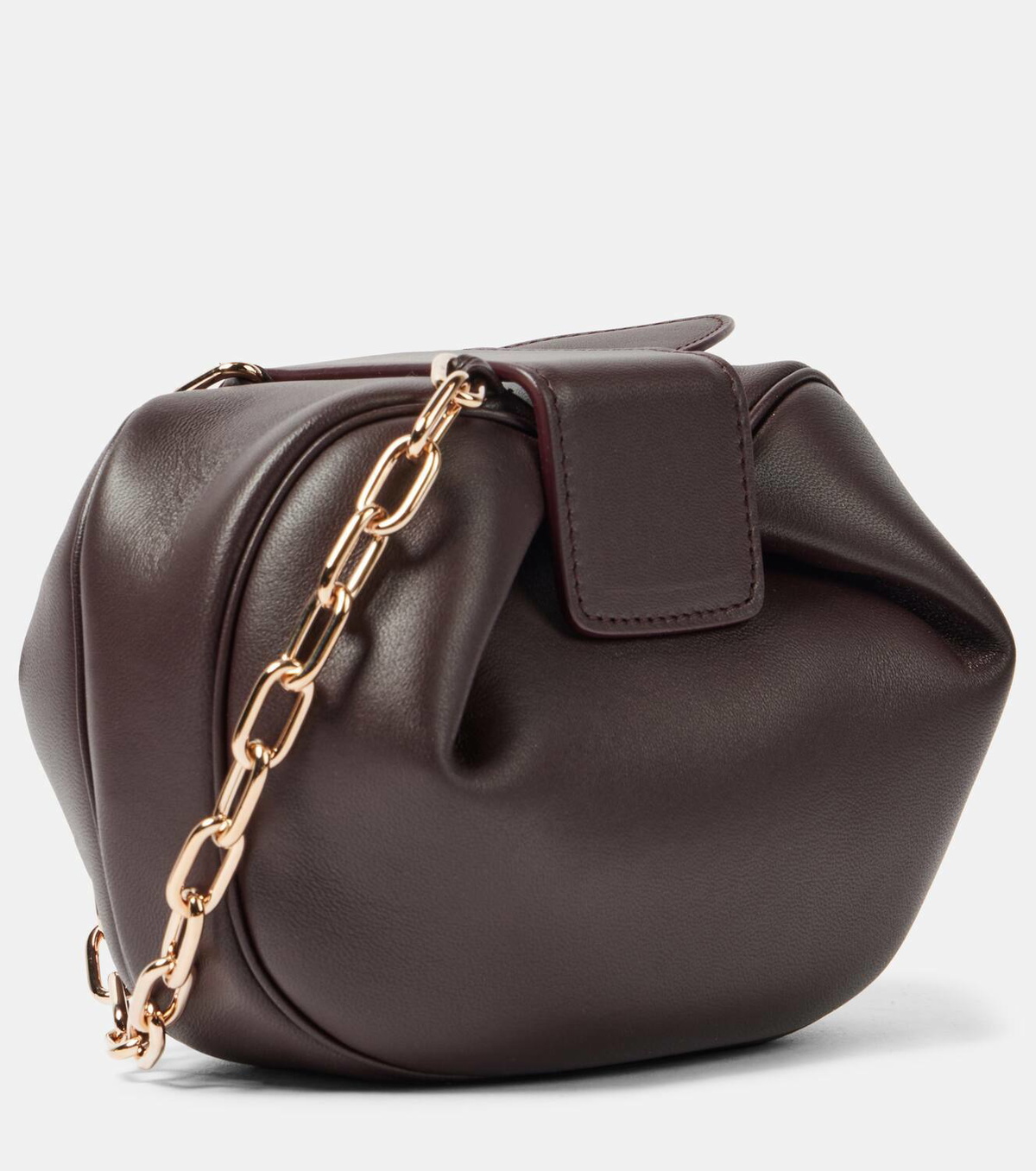 【GABRIELA HEARST】ソフトデミベルベットクラッチ Soft Demi Clutch in Olive Textured Leather – Gabriela Hearst