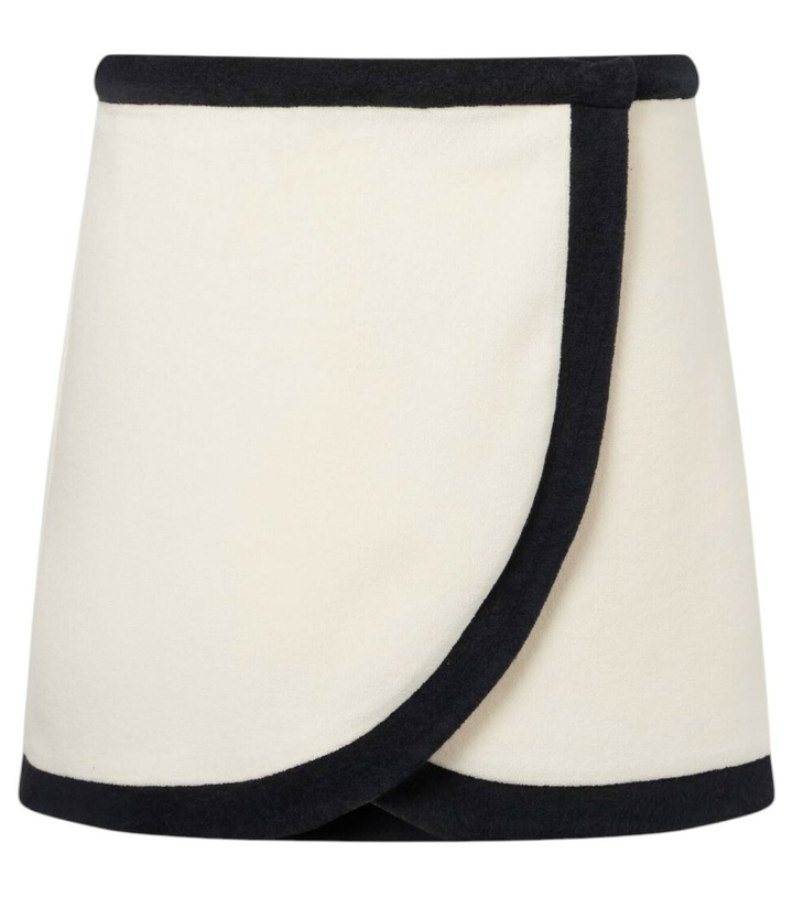 Photo: Adriana Degreas Cotton-blend wrap skirt