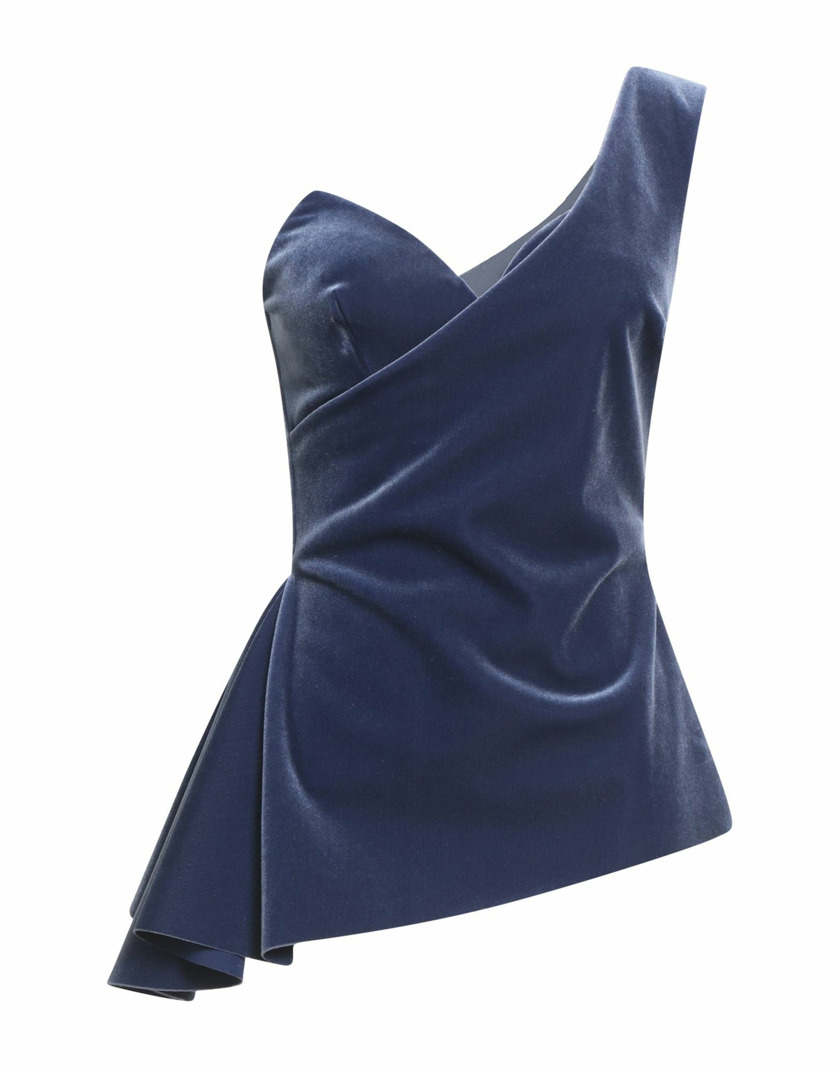 Chiara Boni La Petite Robe Womens Top Slate in Blue