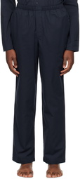 Sunspel Navy Straight-Leg Pyjama Pants