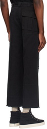 UNDERCOVER Black Paneled Trousers