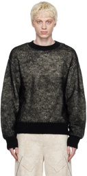 HELIOT EMIL Black Swivel Sweater