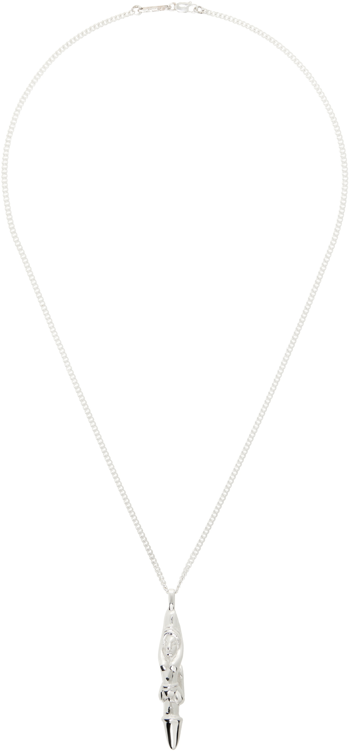 Pearls Before Swine Silver Isen Necklace