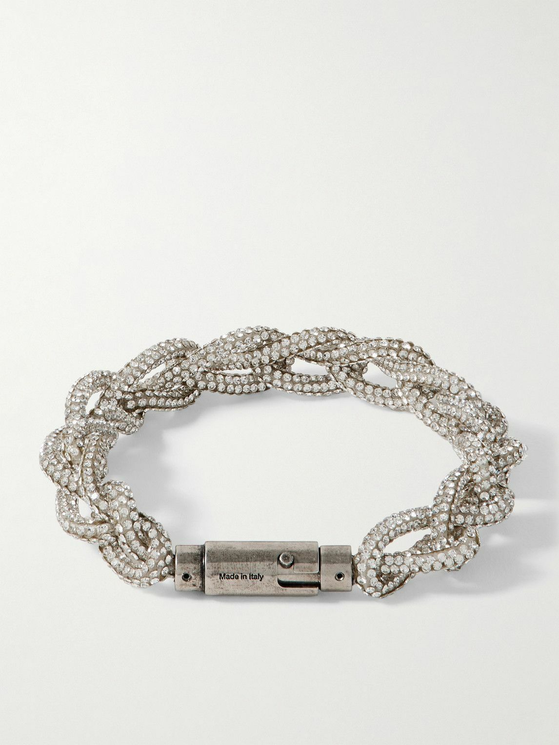Acne Studios - Silver-Tone Crystal Bracelet - Silver Acne