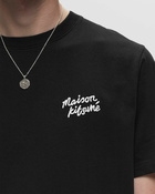 Maison Kitsune Maison Kitsune Handwriting Comfort Tee Shirt Black - Mens - Shortsleeves