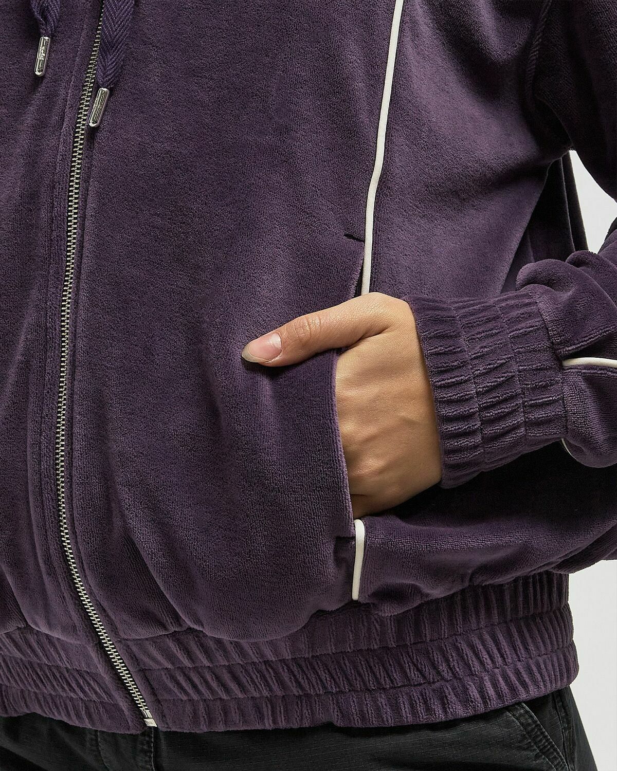 Lacoste ZIP SWEATSHIRT Purple Womens Zipper