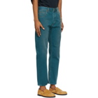 Loewe Green Denim Slim Jeans