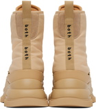 both Beige Gao Boots