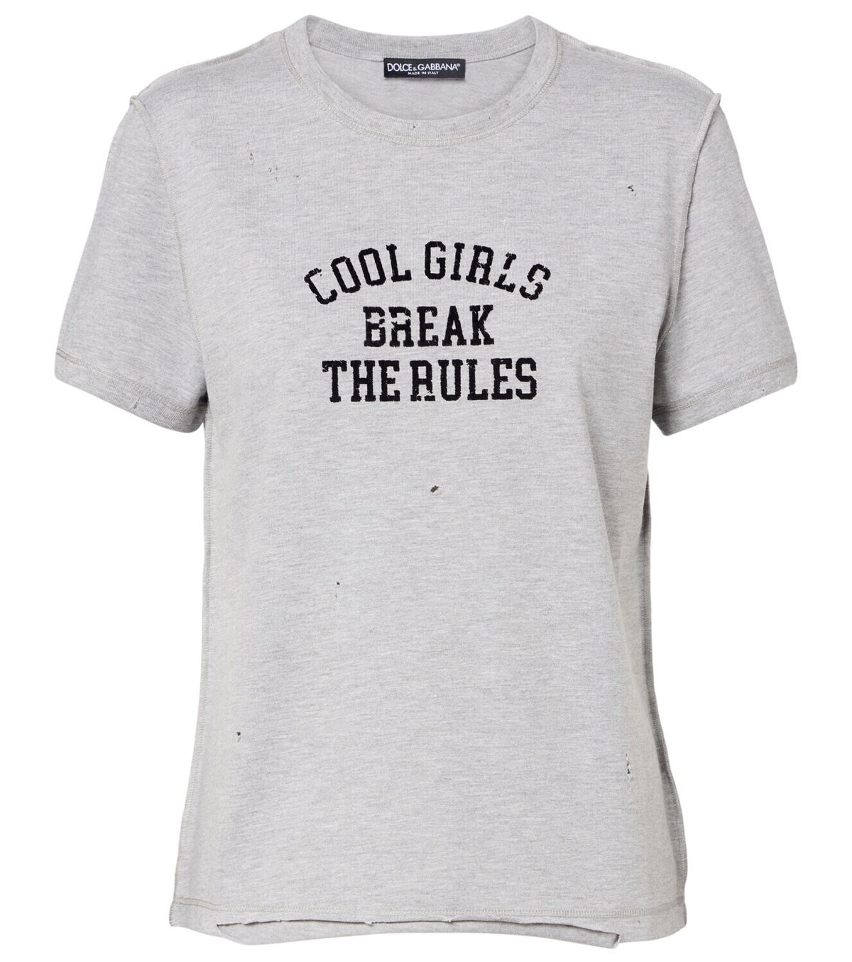 Dolce and Gabbana Black Fashion Sinner T-Shirt Dolce & Gabbana