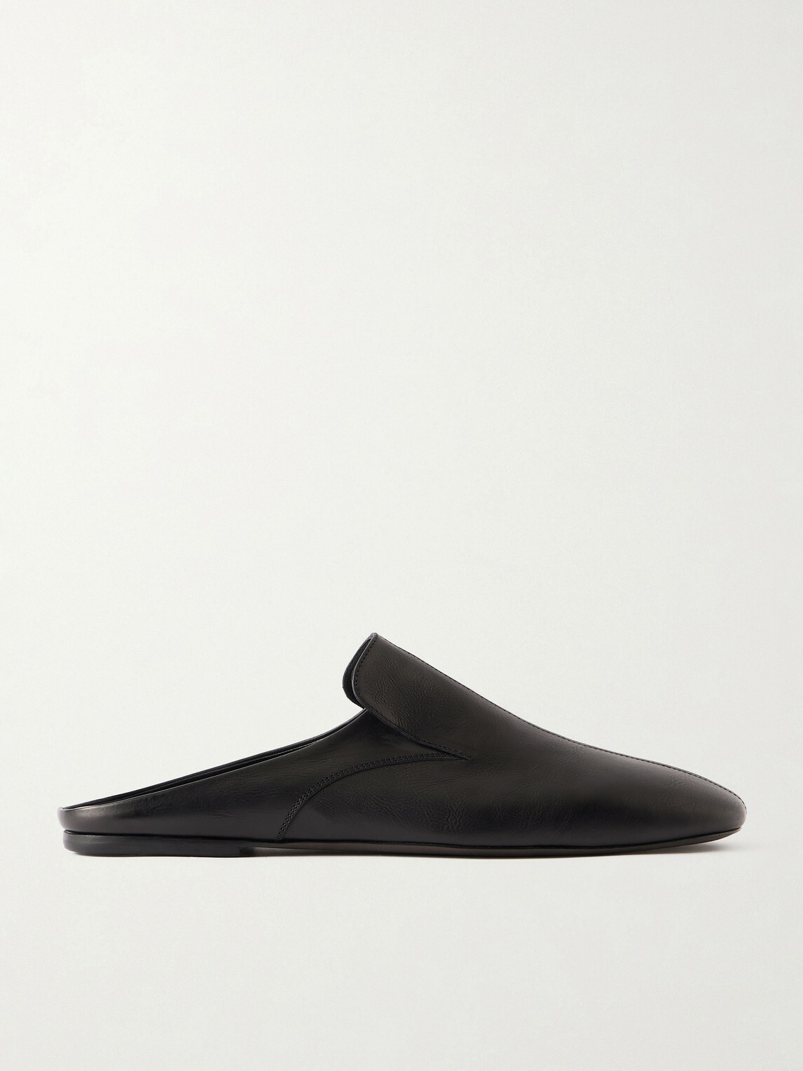 Dries Van Noten - Leather Slides - Black