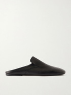 Dries Van Noten - Leather Slides - Black