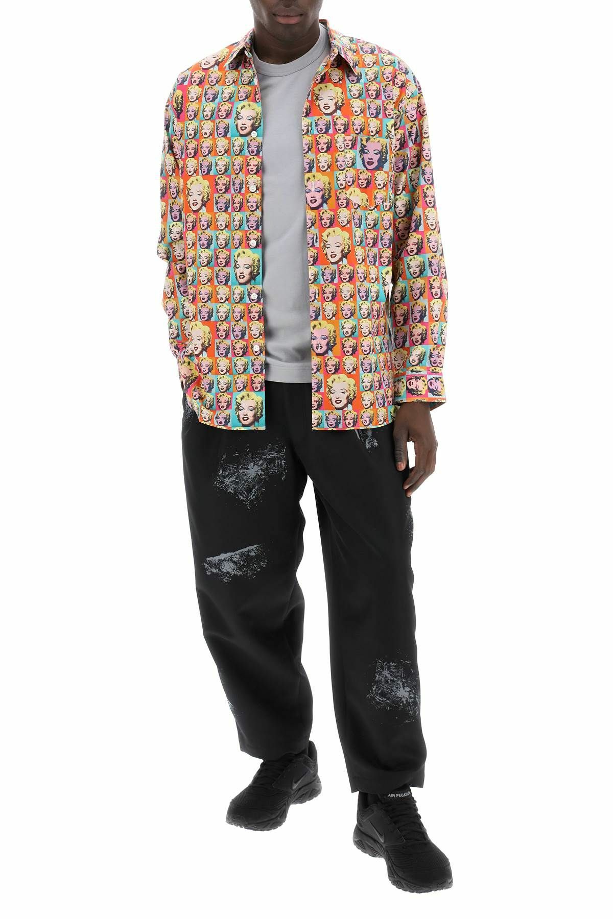 COMME DES GARCONS SHIRT marilyn monroe printed shirt Multicolor 
