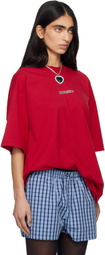 VETEMENTS Red 'Pornstar' T-shirt