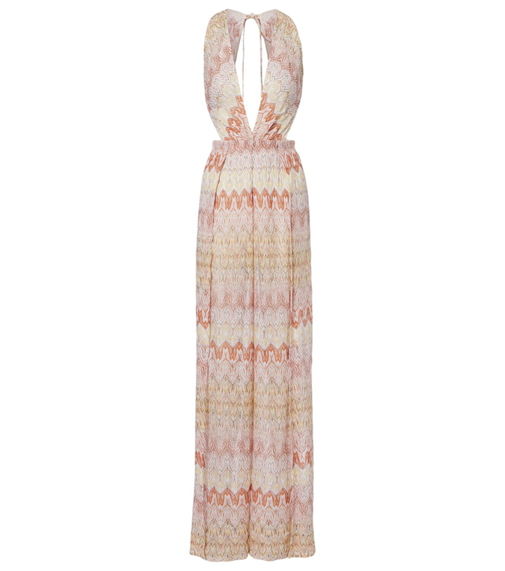 Photo: Missoni Open-back lamé jumpsuit
