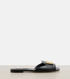 Dolce&Gabbana Abaya DG leather mules
