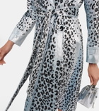 Miss Sohee Leopard-print trench coat
