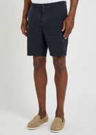Boss Kane Stretch-cotton Shorts Dark Blue