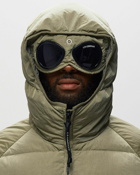 C.P. Company Eco Chrome R Hooded Down Goggle Jacket Green - Mens - Down & Puffer Jackets