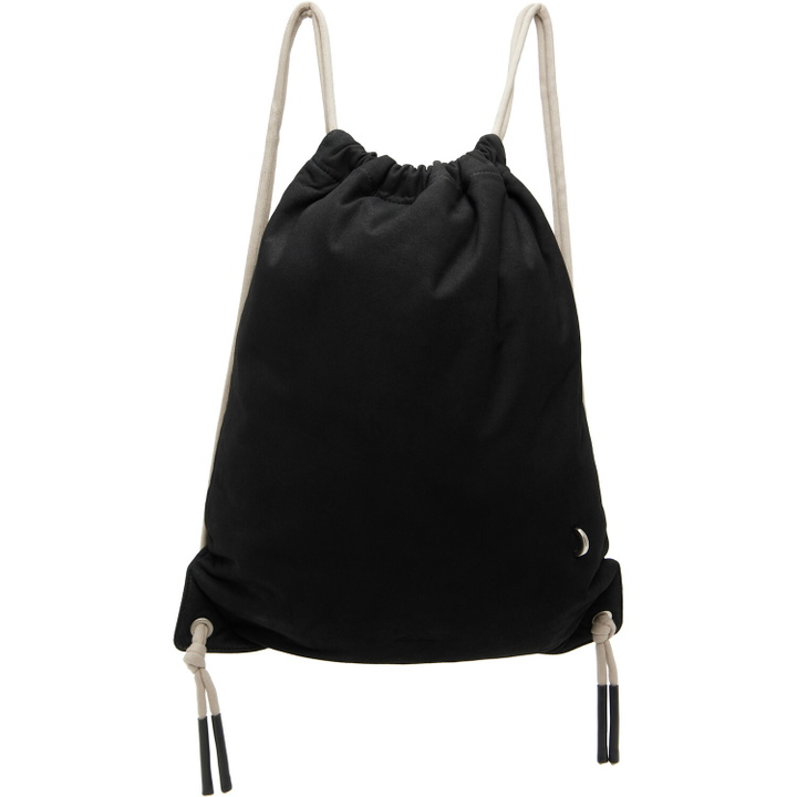 Photo: Rick Owens Black Tower Drawstring Backpack