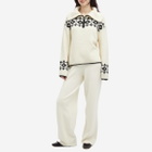 4th & Reckless Women's Kali Fairisle Fleece in Cream