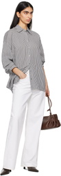 AGOLDE Black & White Roux Shirt