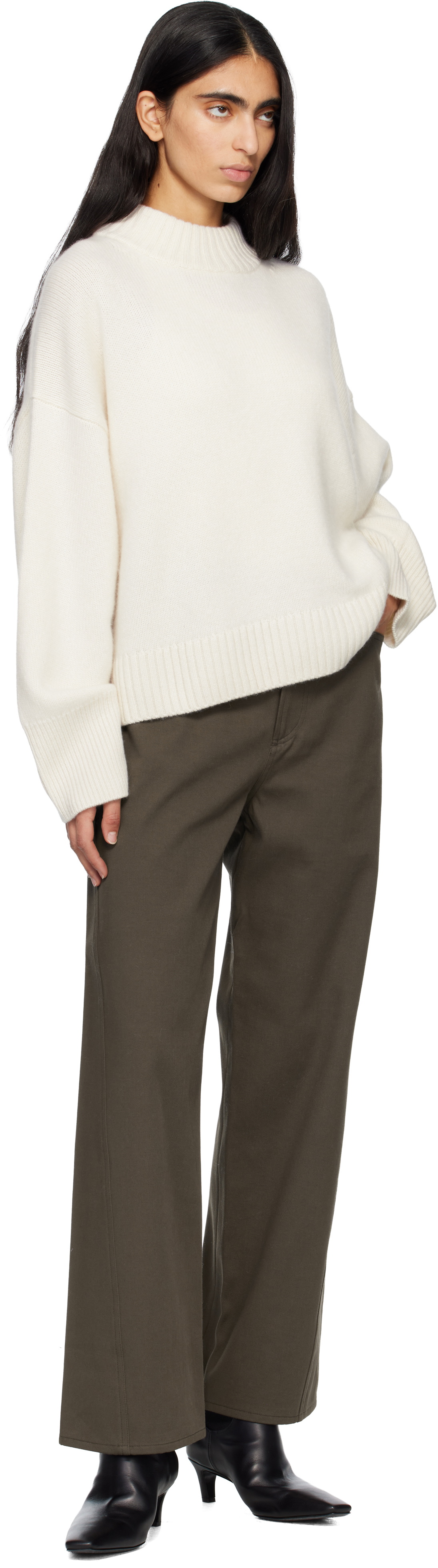 arch4 White Rozzie Sweater