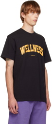 Sporty & Rich Black 'Wellness' Ivy T-Shirt
