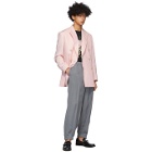 Givenchy Pink Double-Breasted Oversized Blazer