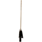 Balmain Black Leather Tassel Crossbody Bag