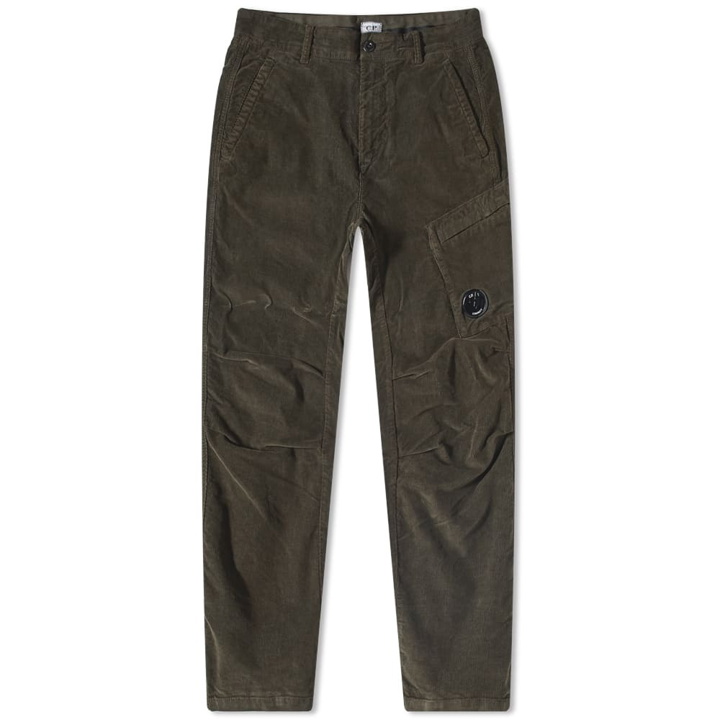 Photo: C.P. Company Men's Cord Cargo Pant in Ivy Green