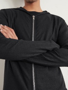 Rick Owens - Boiled-Cashmere Zip-Up Hoodie - Black
