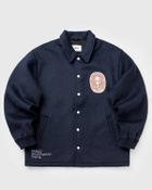 Parlez Podium Coach Jacket Blue Mens Bomber Jacket